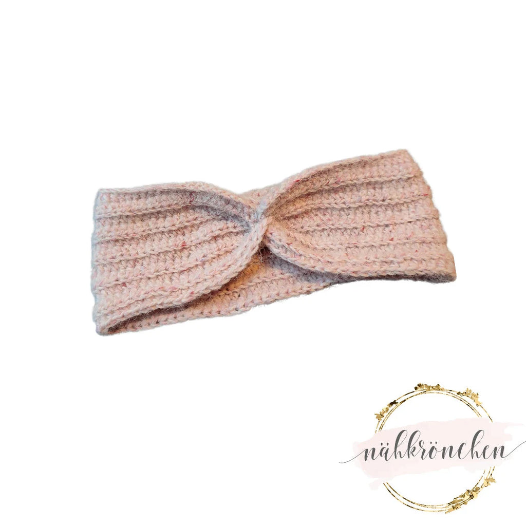 Damen Stirnband "Fashion"aus Merinowoll-Mix – Handmade