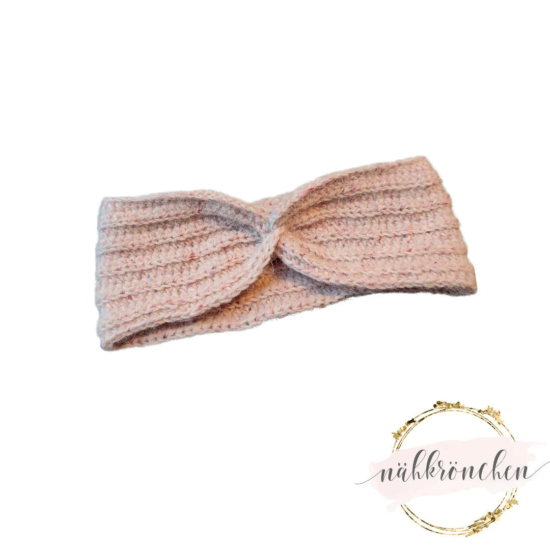 Damen Stirnband "Fashion"aus Merinowoll-Mix – Handmade