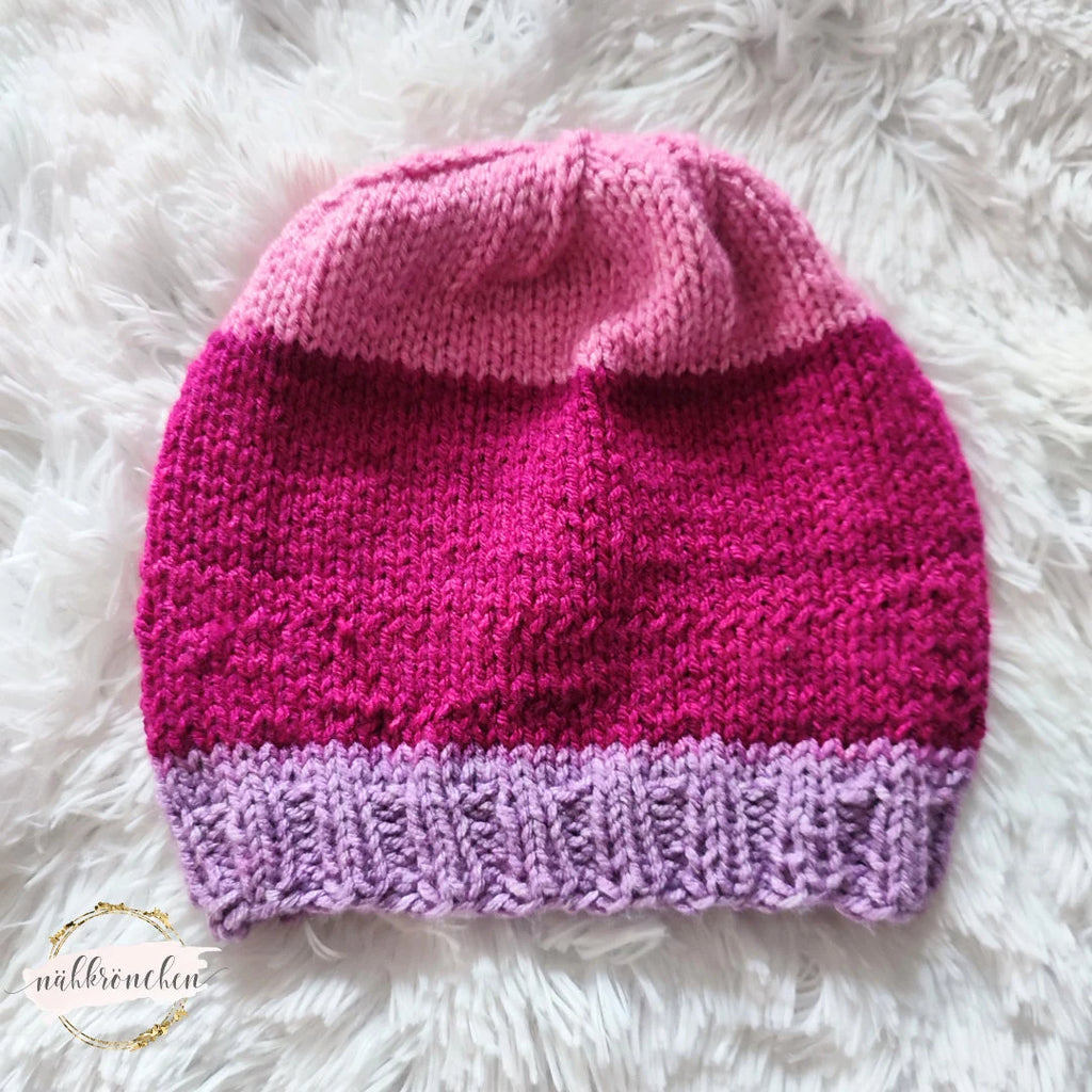 Kinder Strickmütze "Hummel"Handmade